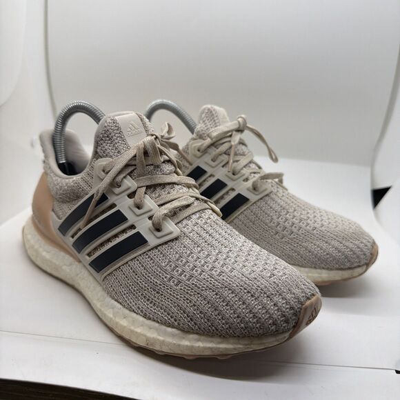 Adidas Continental Womens Sz 6.5 Beige Pink Ultra Boost Running Shoes BB6492 - Picture 1 of 12